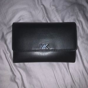 Michael Kors ladies black leather wallet